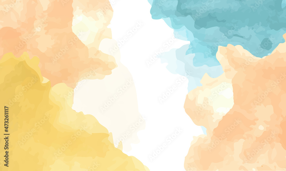 Abstract Watercolor Brush Background Vector