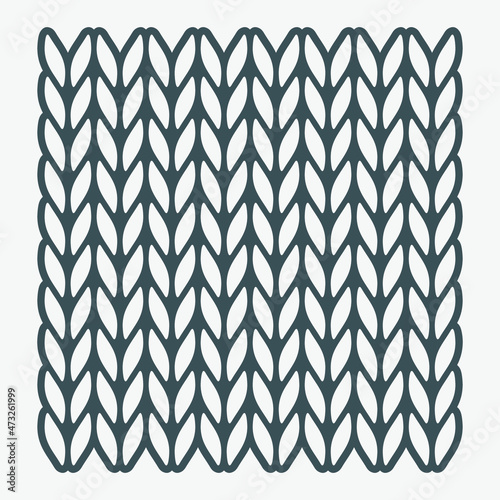 Knitted seamless background tile quality vector illustration cut