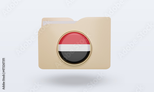 3d folder Yemen flag rendering front view Free Download 3d folder Yemen flag rendering front view - GFXLoad