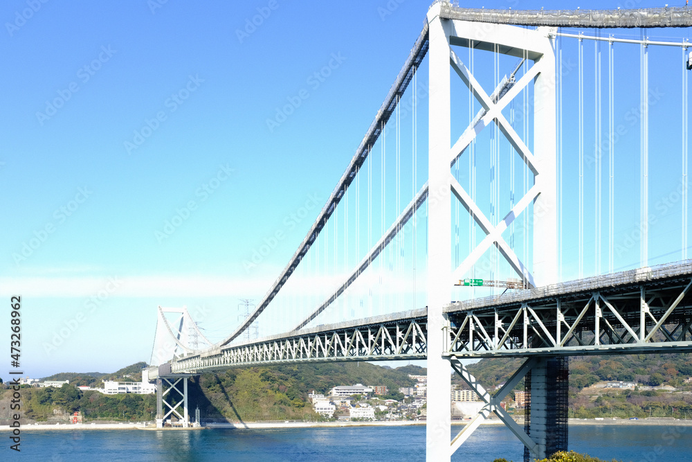 Obraz premium 関門海峡を望む