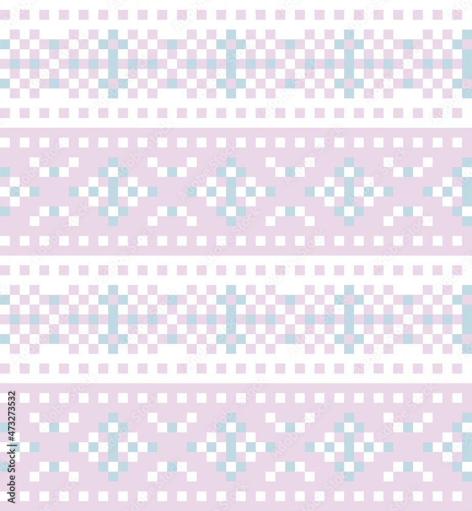 Christmas Fair Isle Seamless Pattern Background Christmas Fair Isle Seamless Pattern Background