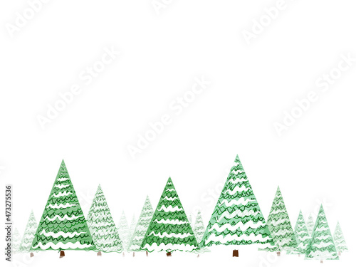 Christmas tree forest
