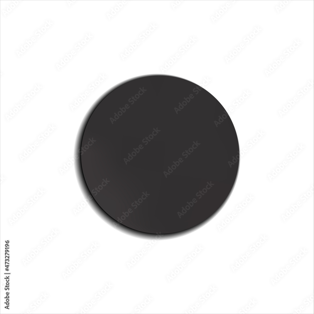 3D Black Paper Isolated on White Background, Black Creative Sketchbook Paper Texture, Sticker with Shadow, Blank Circle. 3D Black Paper Isolated on White Background, Black Creative Sketchbook Paper Texture, Sticker with Shadow, Blank Circle.