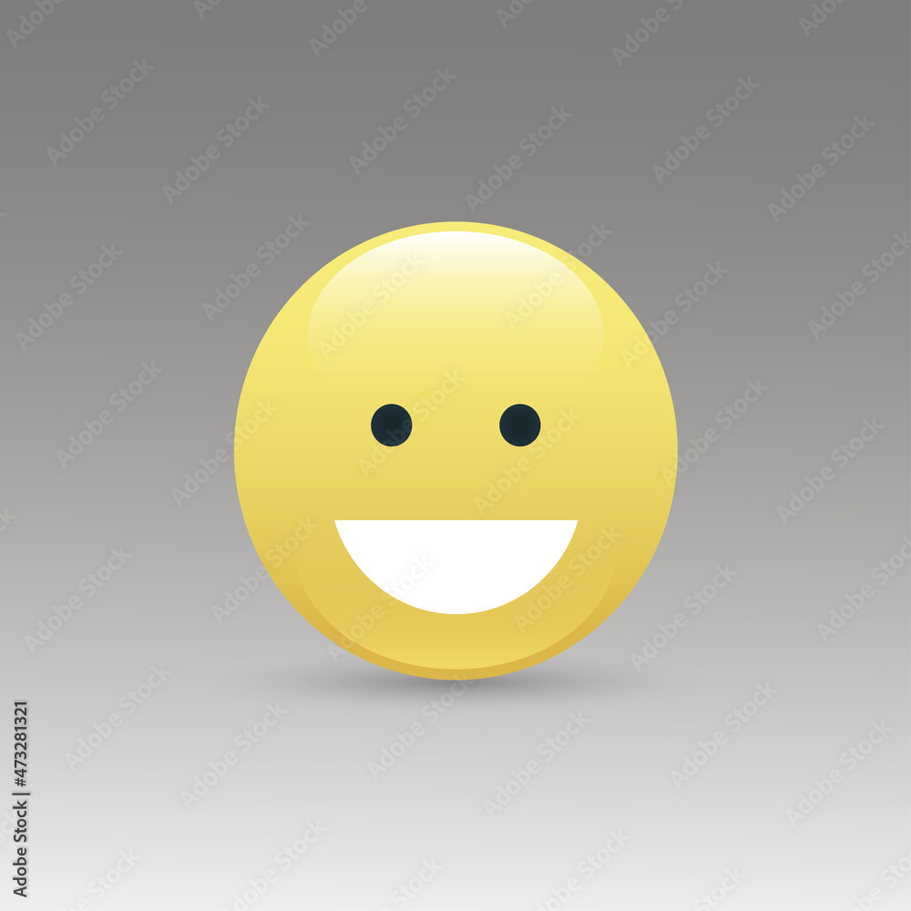 Fototapeta premium Set of smile icons. emoji. emoticons 