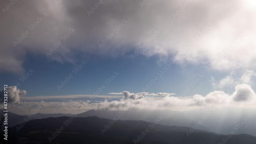 Tavertet mountains in the clouds Tavertet mountains in the clouds