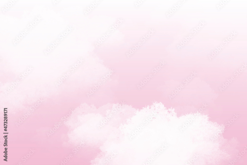 Pink pastel sky abstract background vector
