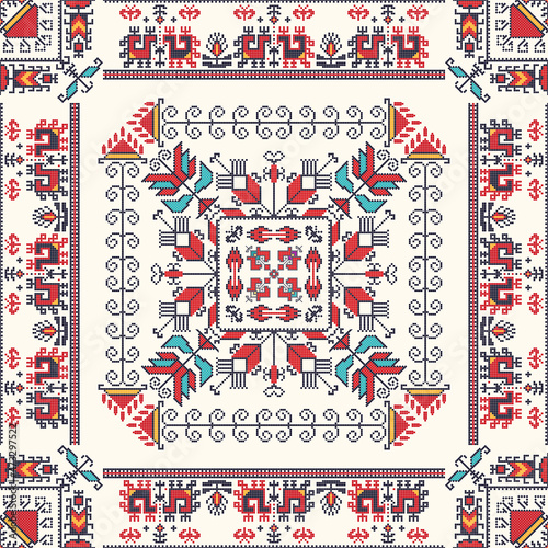 Bulgarian embroidery pattern 16
