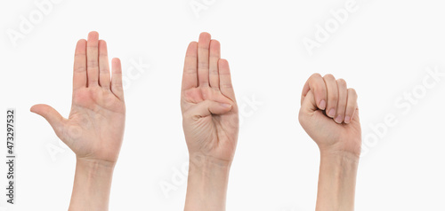 Hand sign showing that one is a victim of domestic Violence