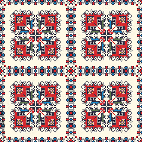 Bulgarian embroidery pattern 19