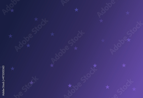 Night sky gradient blue background with stars.