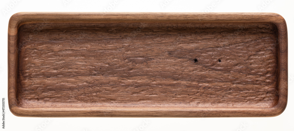 Hand-made black walnut long wooden pallets.
