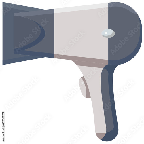 hairdryer flat icon