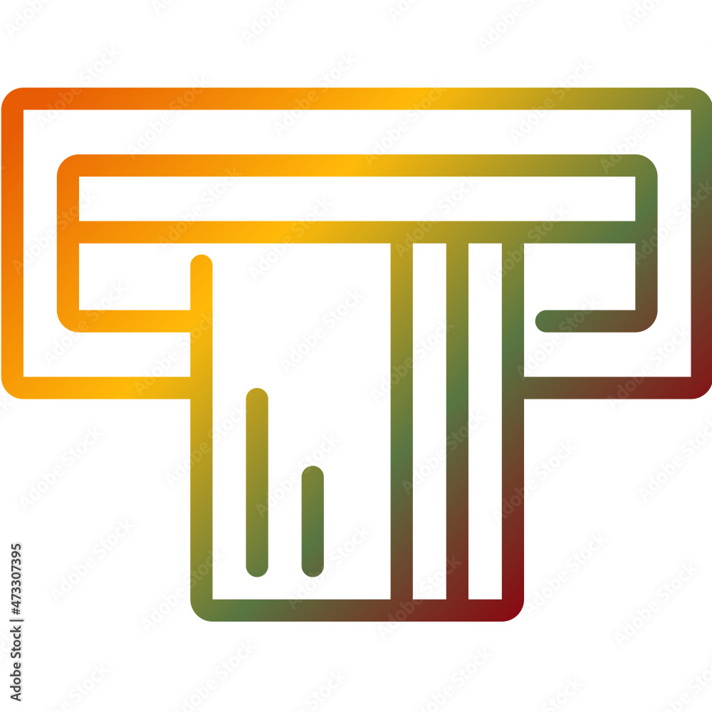 credit card gradient icon credit card gradient icon