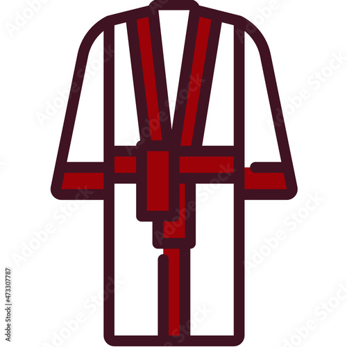 bathrobe one color icon