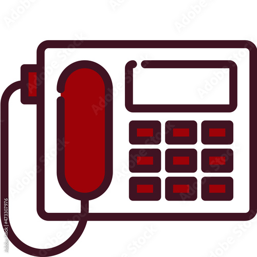 telephone gradient icon