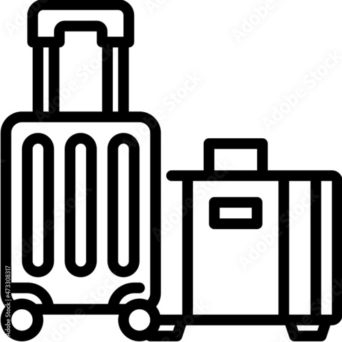 luggage line icon