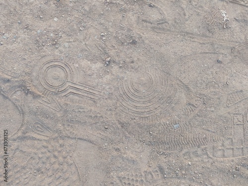 footprint in sand