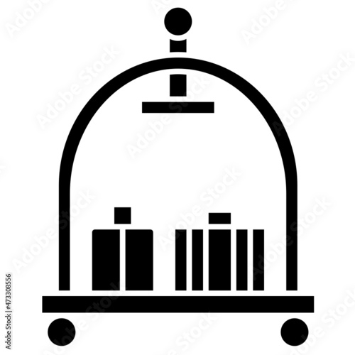 bellboy solid icon