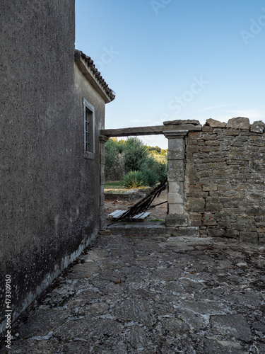 The ancient architecture in town Groznjan