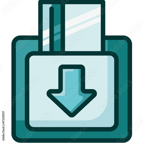 keycard Two Tone icon