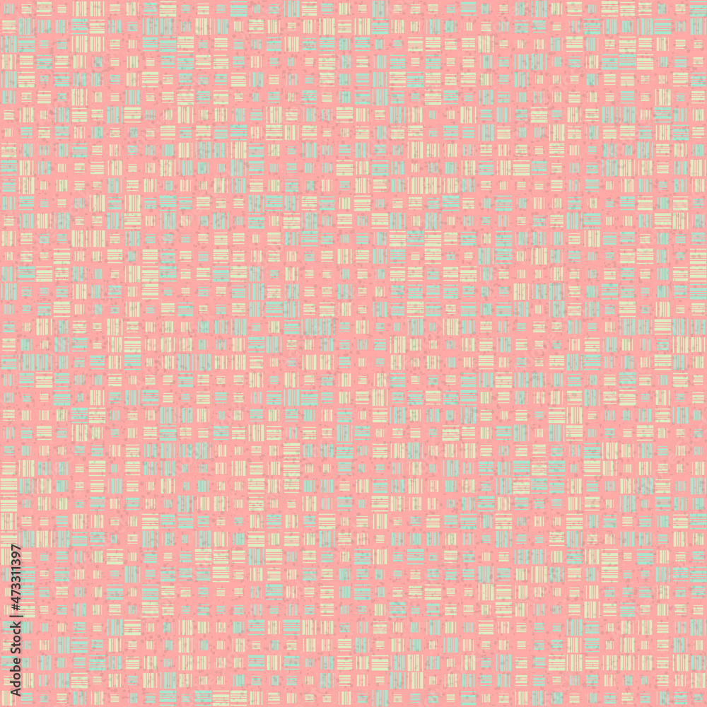 Fototapeta premium Abstract Geometric Pattern generative computational art illustration