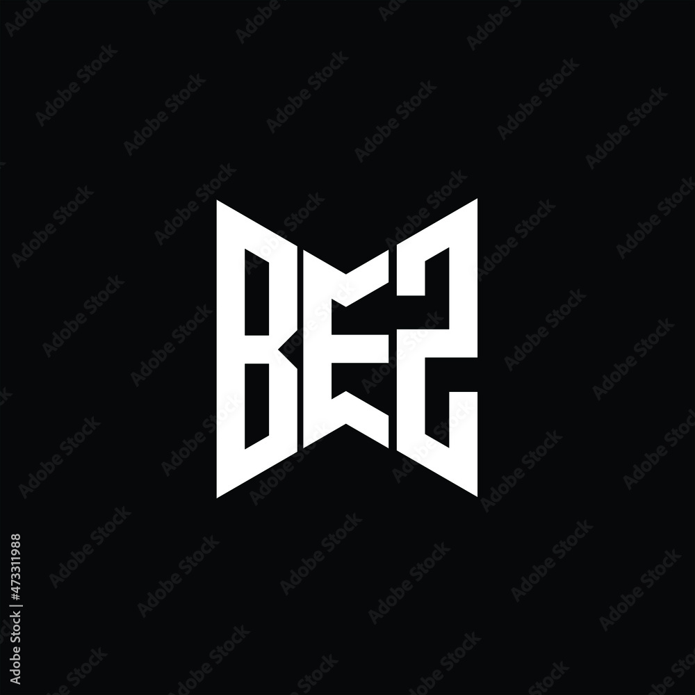 BEZ letter logo creative design. BEZ unique design - obrazy, fototapety, plakaty 