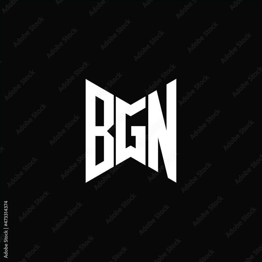 BGN letter logo creative design. BGN unique design Stock Vector | Adobe ...