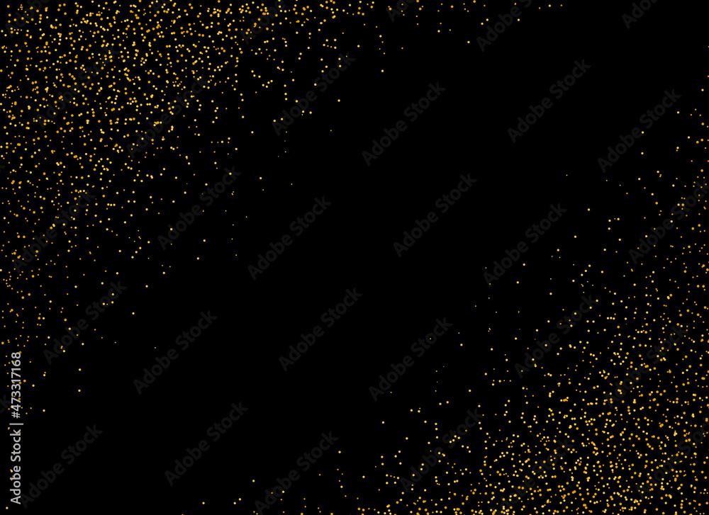 Gold glitter particles isolate on png or transparent  background with sparkling  snow and star light. Graphic resources for Christmas, New Year, Birthdays and luxury card. Vector illustration