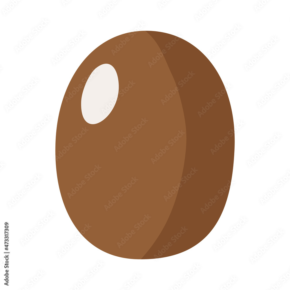 Vector cartoon fresh kiwifruit fruit. Vector cartoon fresh kiwifruit fruit.