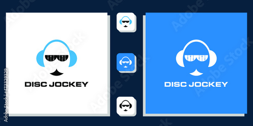 disc jockey symbol man music sound party entertainment 