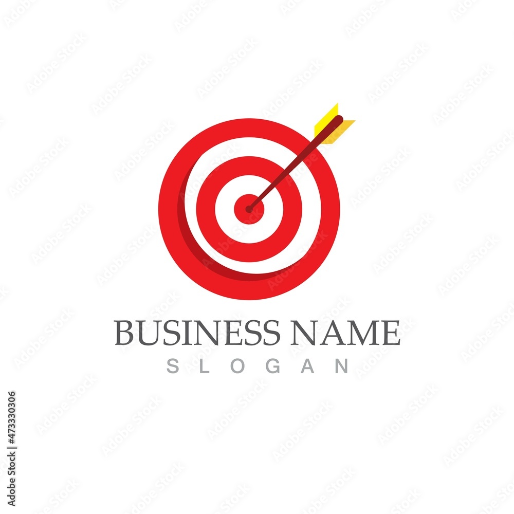 Target icon vector ilustration template Target icon vector ilustration template