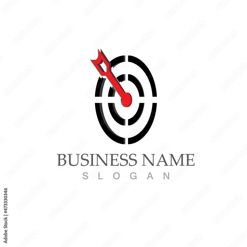 Target icon vector ilustration template Target icon vector ilustration template