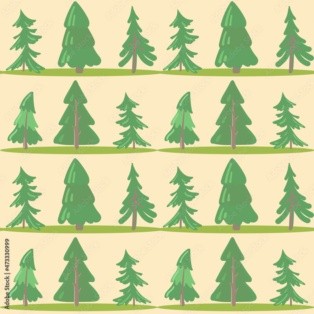 Winter background with fir trees, fir forests on the background. Winter background with fir trees, fir forests on the background.