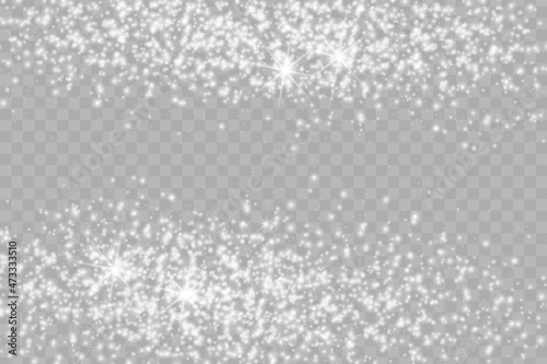 Wallpaper Mural Vector sparkles on transparent background. Christmas abstract pattern. Sparkling magic dust particles Torontodigital.ca