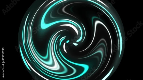  Neon Lines Abstract Looping Background.