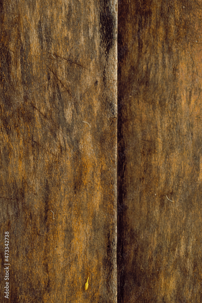 Piękne drewniane tło, brązowa zniszczona tekstura drzewa.  - obrazy, fototapety, plakaty 