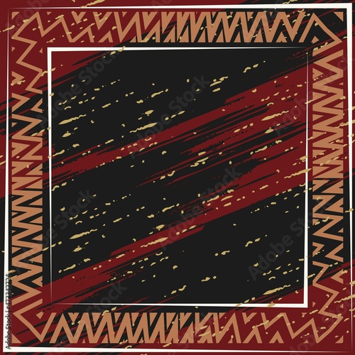 pattern of hijab motif design with abstract design. Silk scarf pattern vector design inspiration