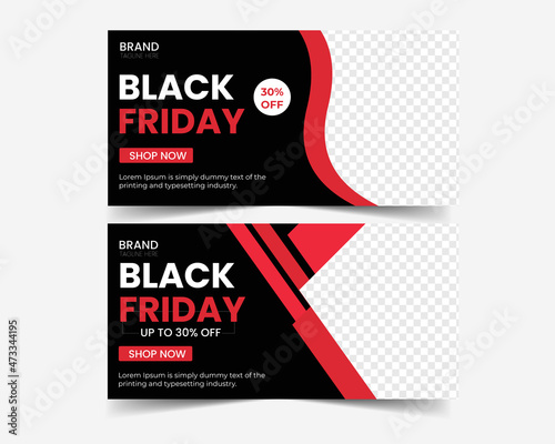 Black Friday sale banner template for Social media stories. Price off the discount background for web ads. Vector illustration.