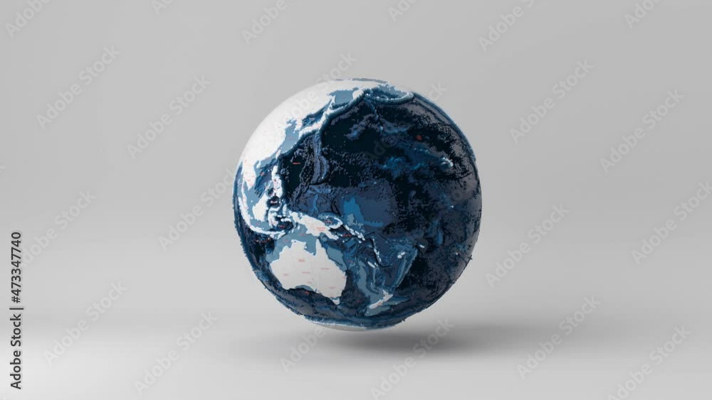 Creative minimal paper idea. Concept white world with white background. 3d render, 3d illustration.