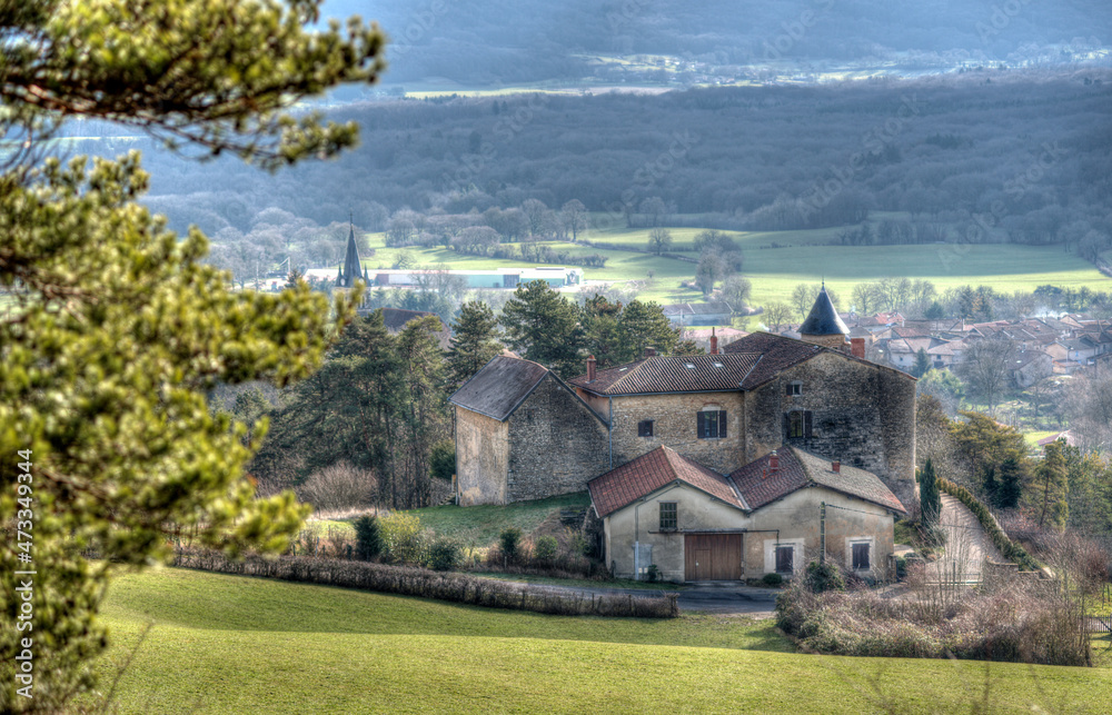 Château Pinel à Rignat, Ain, France
