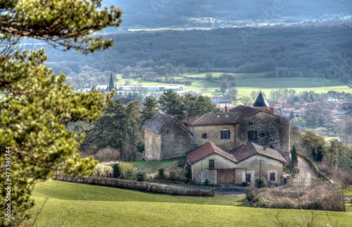 Château Pinel à Rignat, Ain, France photo