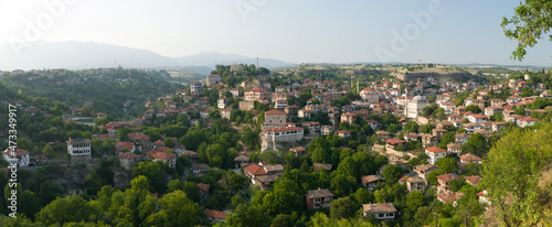 Panoramic view of Safranbolu district. View of the historical famous Safranbolu houses. photo