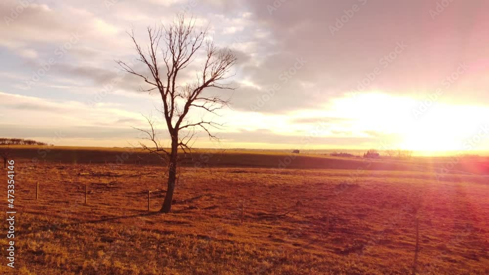 Morning sun rise tracking motion on the Canadian Prairies. Morning sun rise tracking motion on the Canadian Prairies.