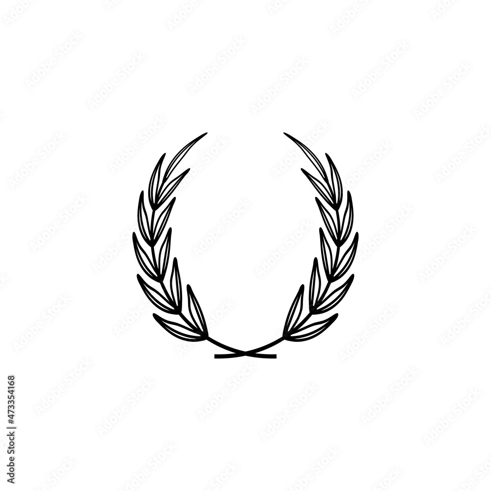 Obraz premium leaf graphic design template vector