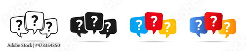Message box with question mark icon