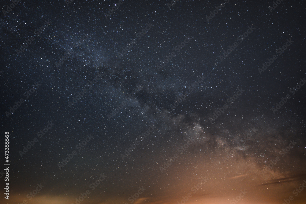 Fototapeta premium sky with stars, milkyway
