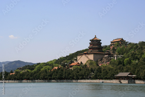 at the summer palace in beijing (china)