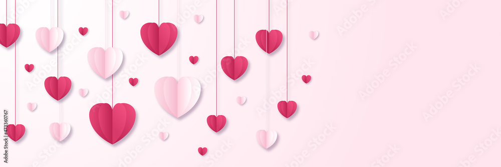 Happy valentine day with creative love composition of the hearts. Design for special days, women's day, valentine's day, birthday, mother's day, father's day, Christmas, wedding, and event celebration Happy valentine day with creative love composition of the hearts. Design for special days, women's day, valentine's day, birthday, mother's day, father's day, Christmas, wedding, and event celebration