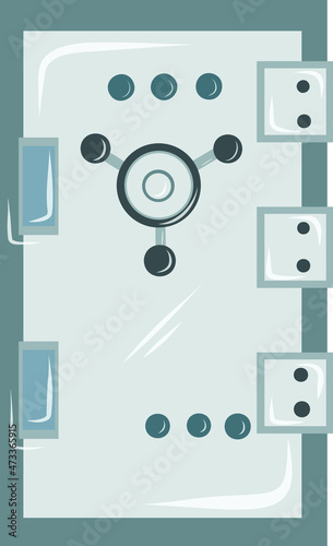 Safe locker and vault. Closed strongboxes isolated. Steel banking safes and vaults isolated vector illustration.