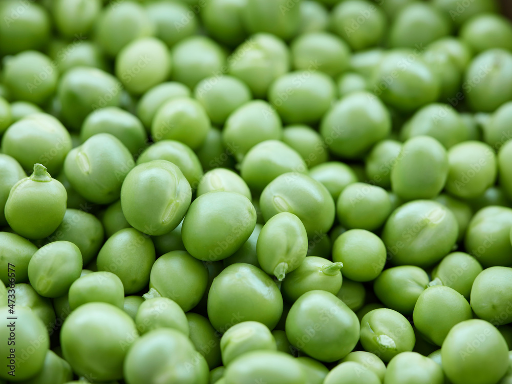 Freshly shelled peas Freshly shelled peas